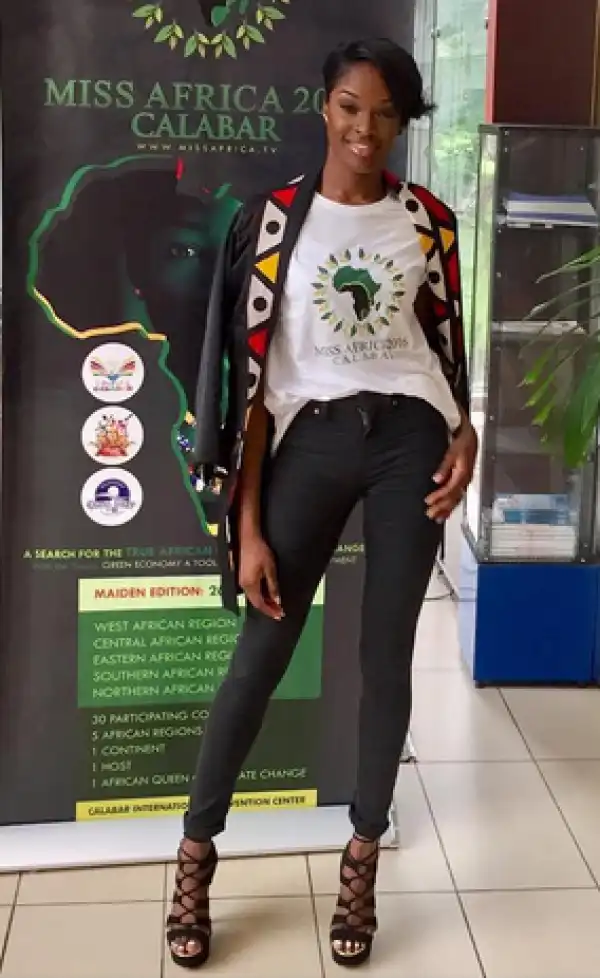 Stunning Neurite Mendes from Angola wins 2016 Miss Africa pagent